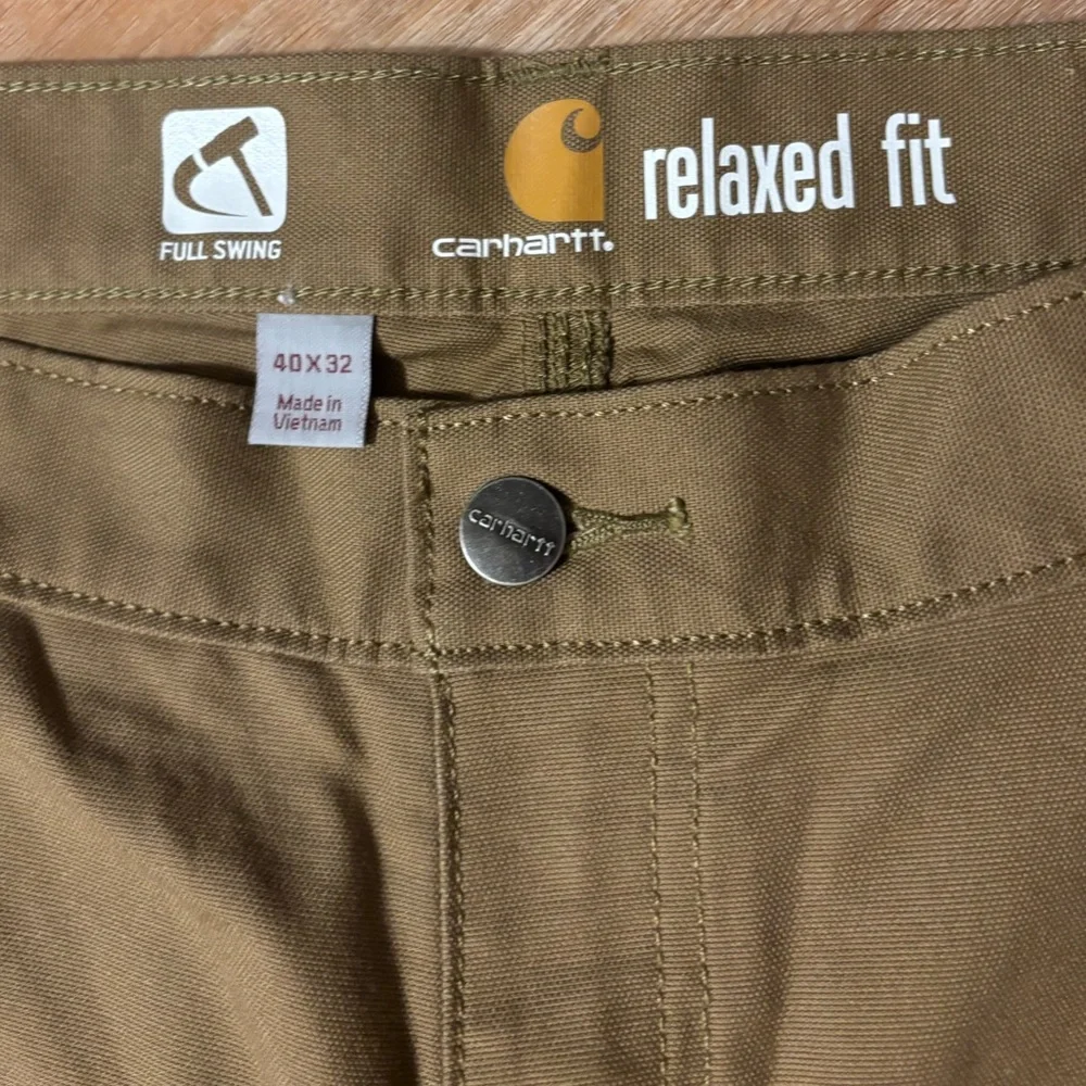 Carhartt Full Swing Relaxed Fit canvas Pant 40x32 Men's - Picture 6 of 15